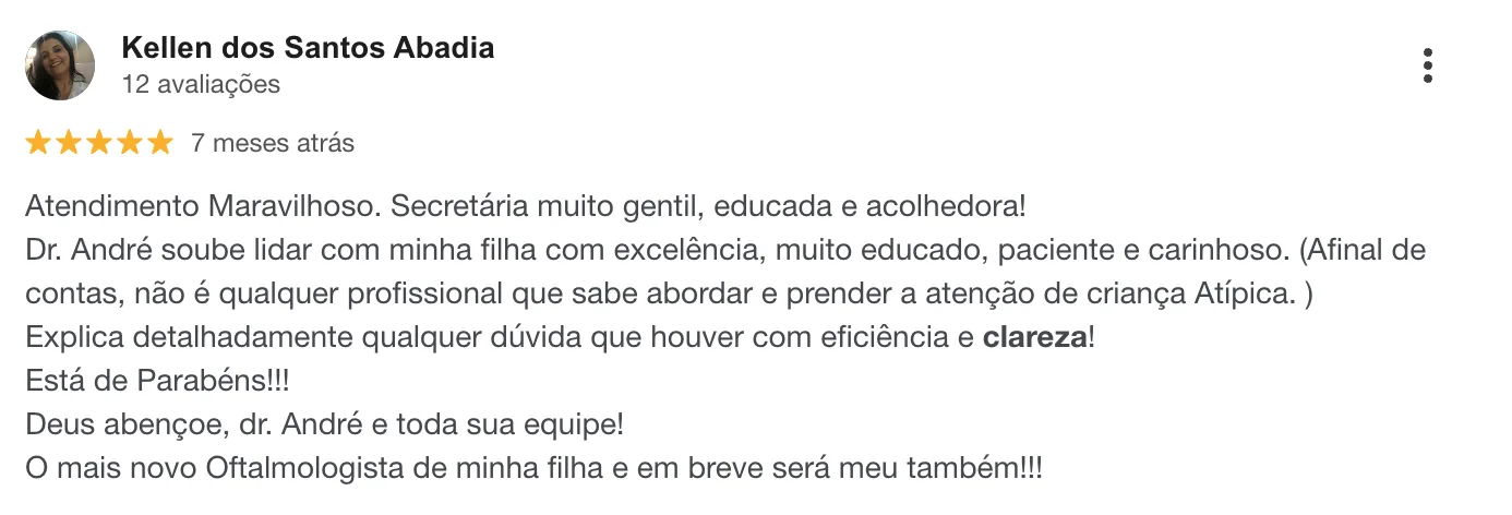 Avaliação de paciente 3