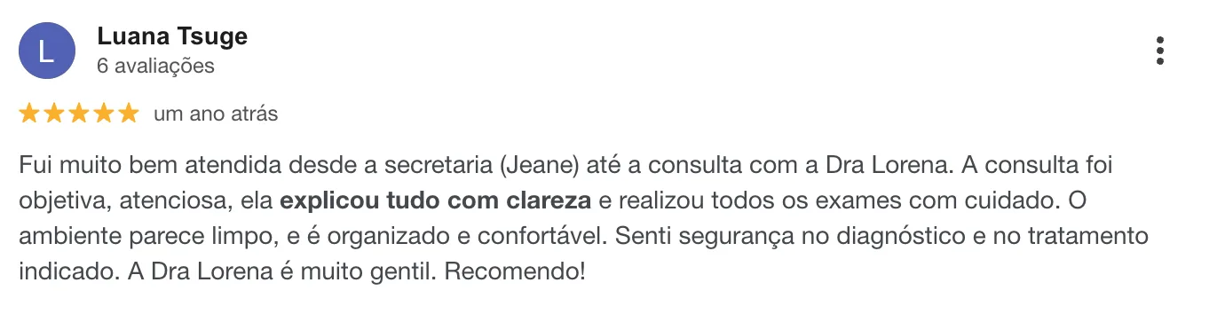 Avaliação de paciente 7
